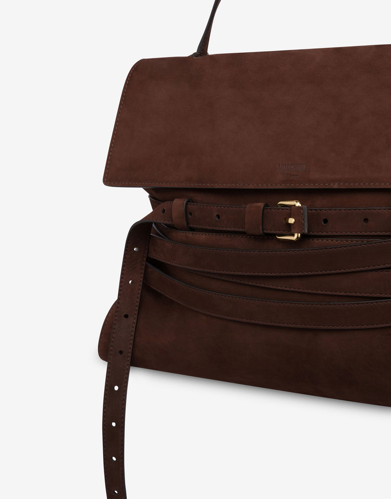 Moschino Tie Me Bag Medium Marrone scuro Moschino 3