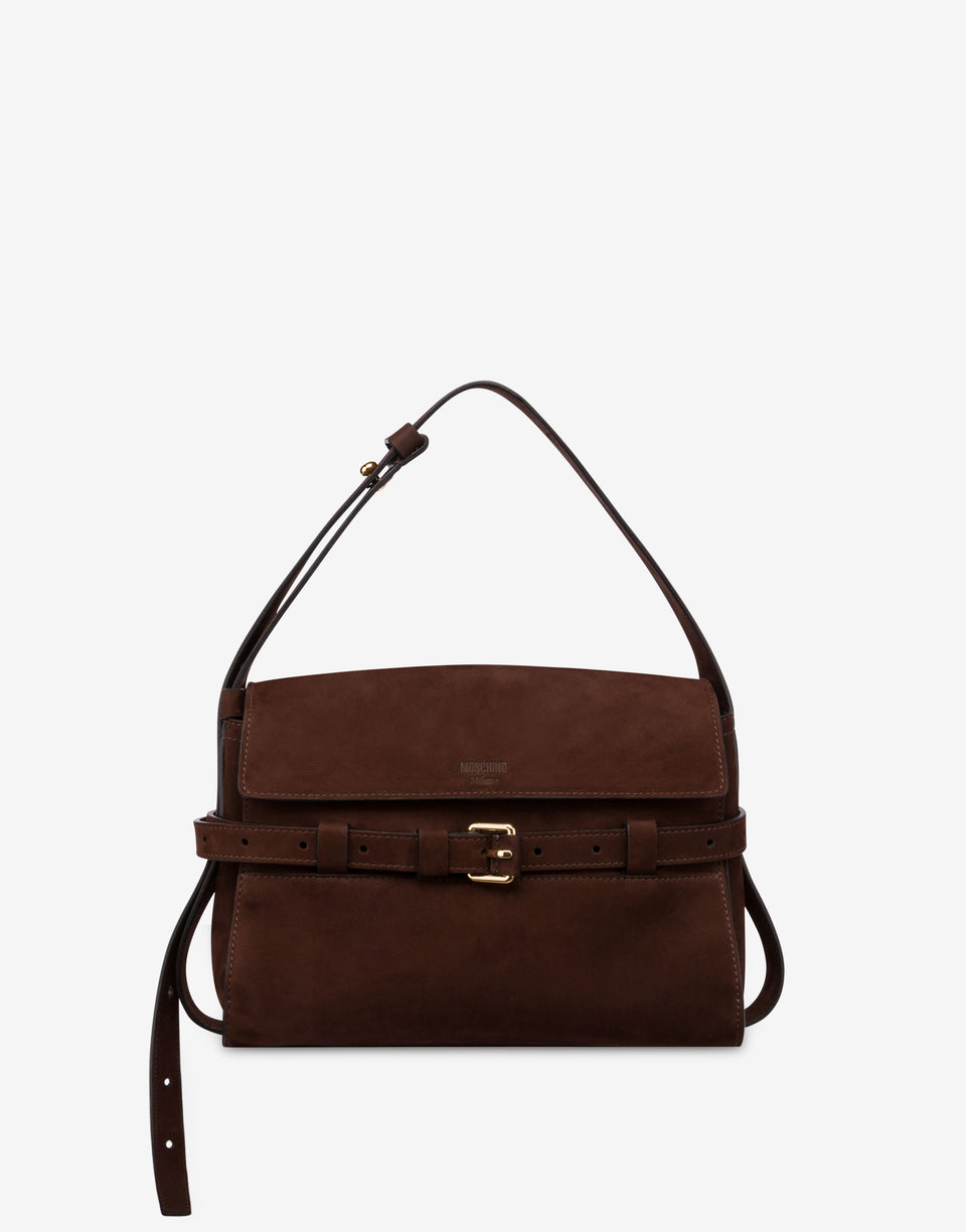 Moschino Tie Me Schultertasche Dunkelbraun Moschino 0