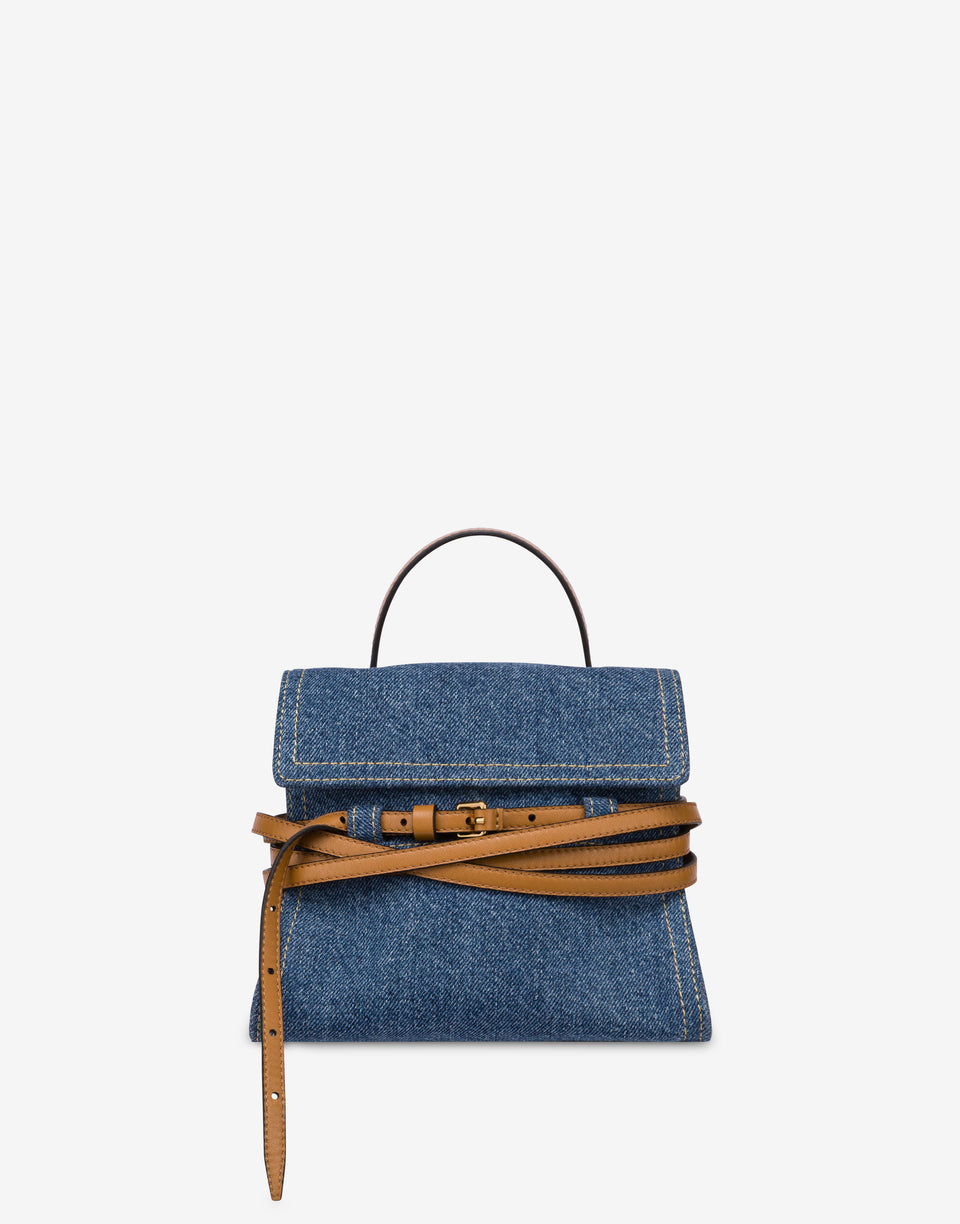 Moschino Tie Me bag in denim
Blu Denim Moschino 0