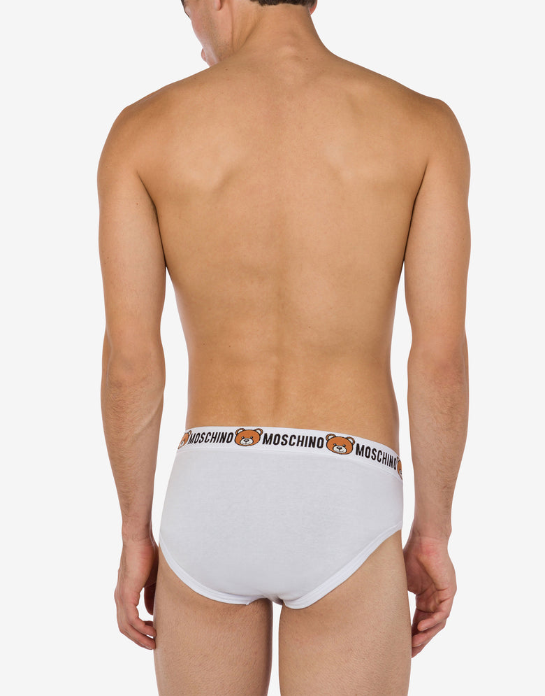 Conjunto de 2 calzoncillos Teddy Elastic Band  Blanco Moschino 2