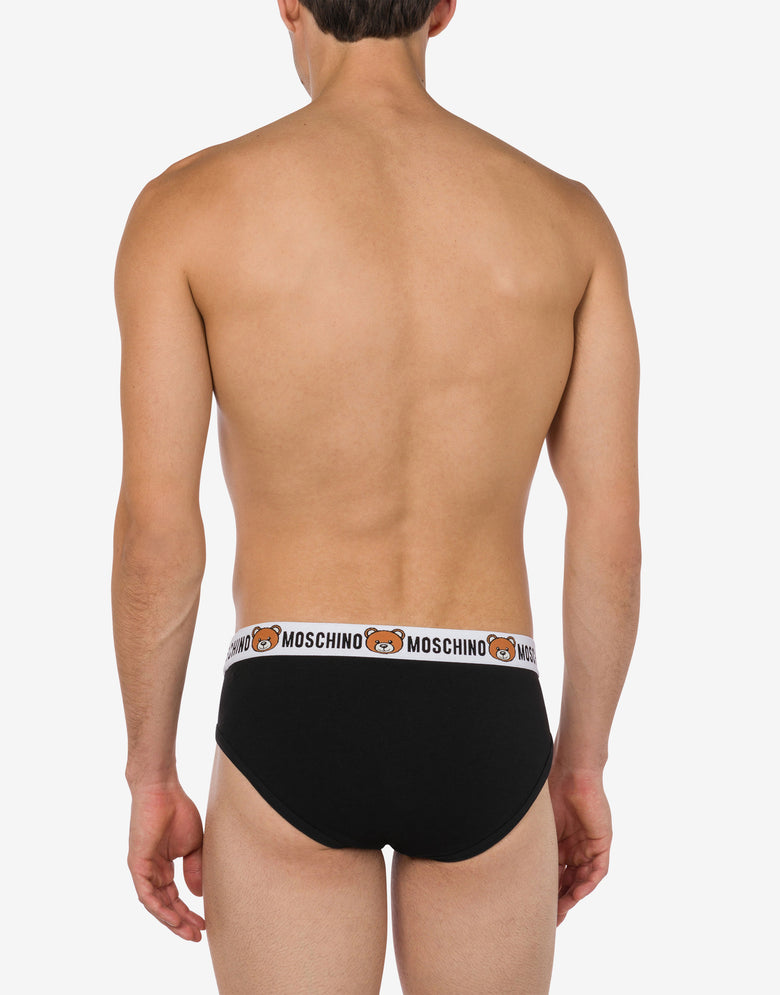Conjunto de 2 calzoncillos Teddy Elastic Band  Negro Moschino 2