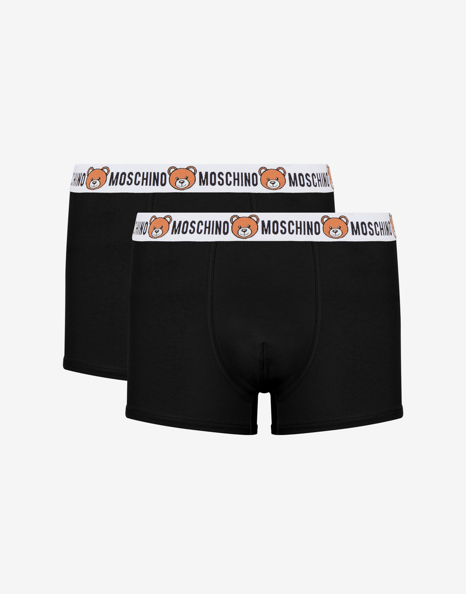 Teddy Elastic Band set of 2 boxers Black Moschino 0
