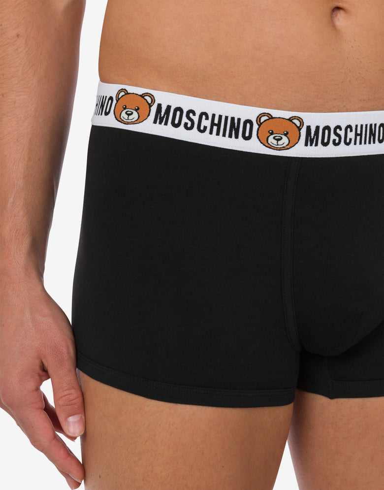 Teddy Elastic Band set of 2 boxers Black Moschino 3