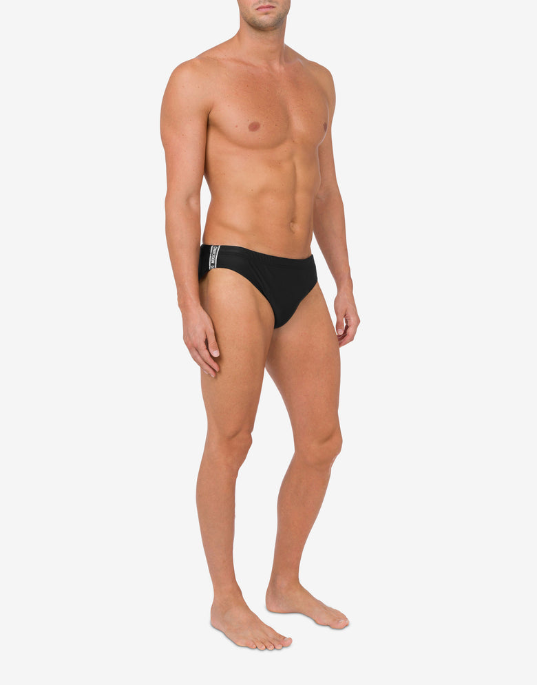 Swim slip Logo Band Black Moschino 1