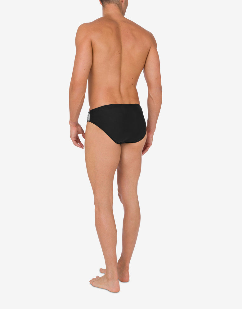 Swim slip Logo Band Black Moschino 2