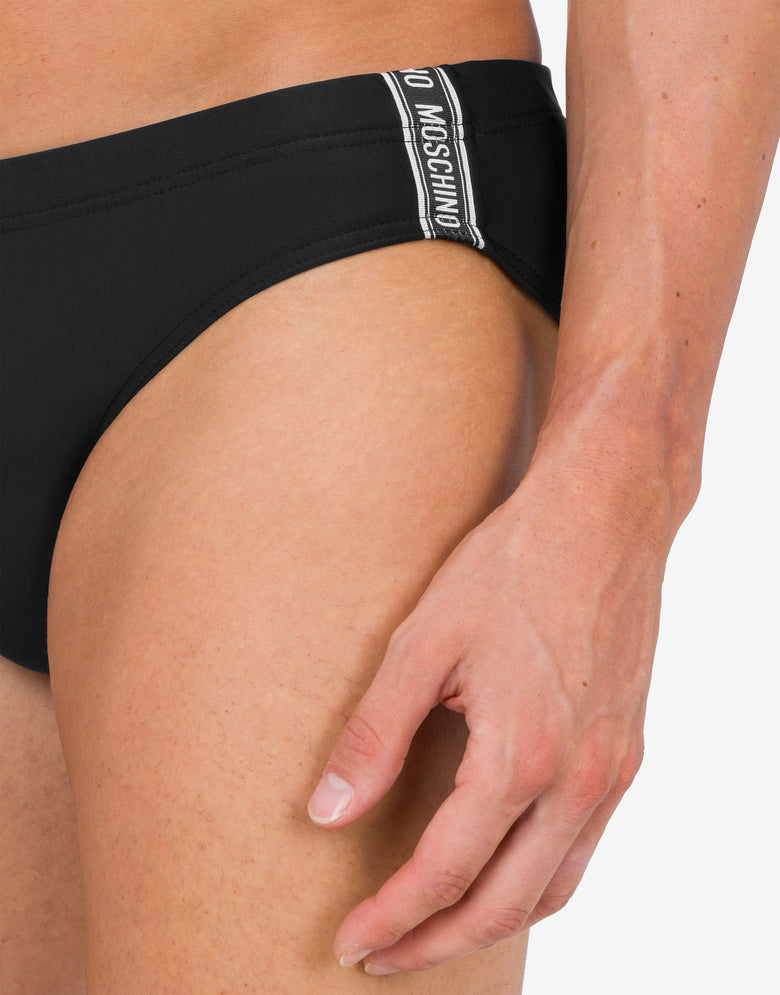 Swim slip Logo Band Black Moschino 3