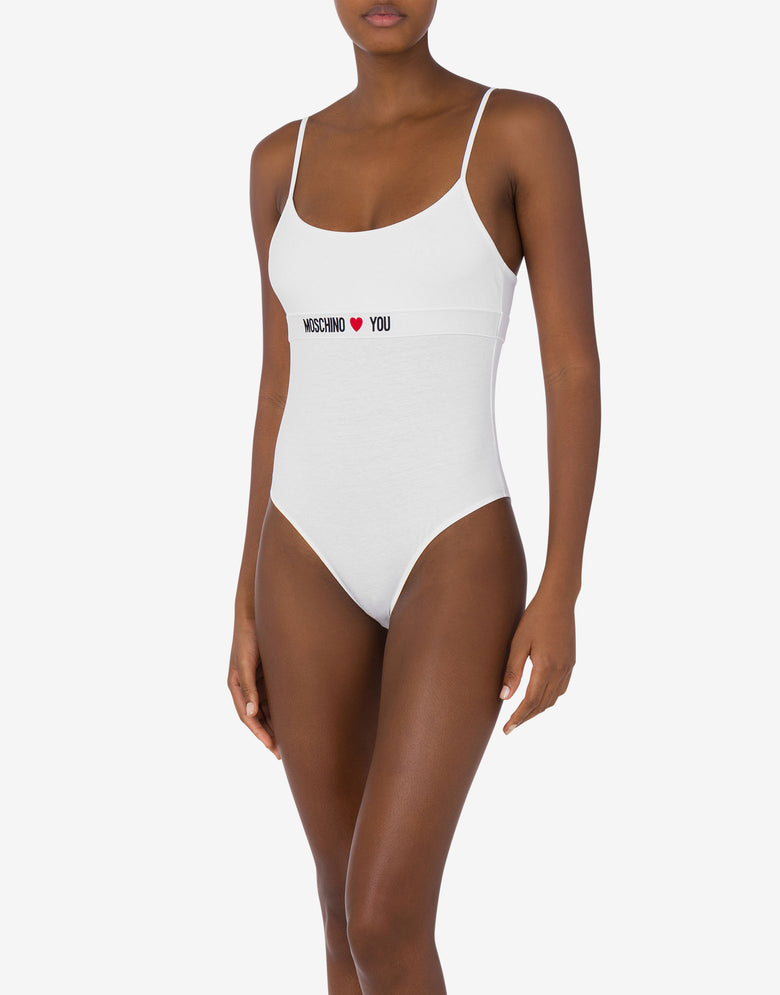 Moschino Loves You Bodysuit White Moschino 1