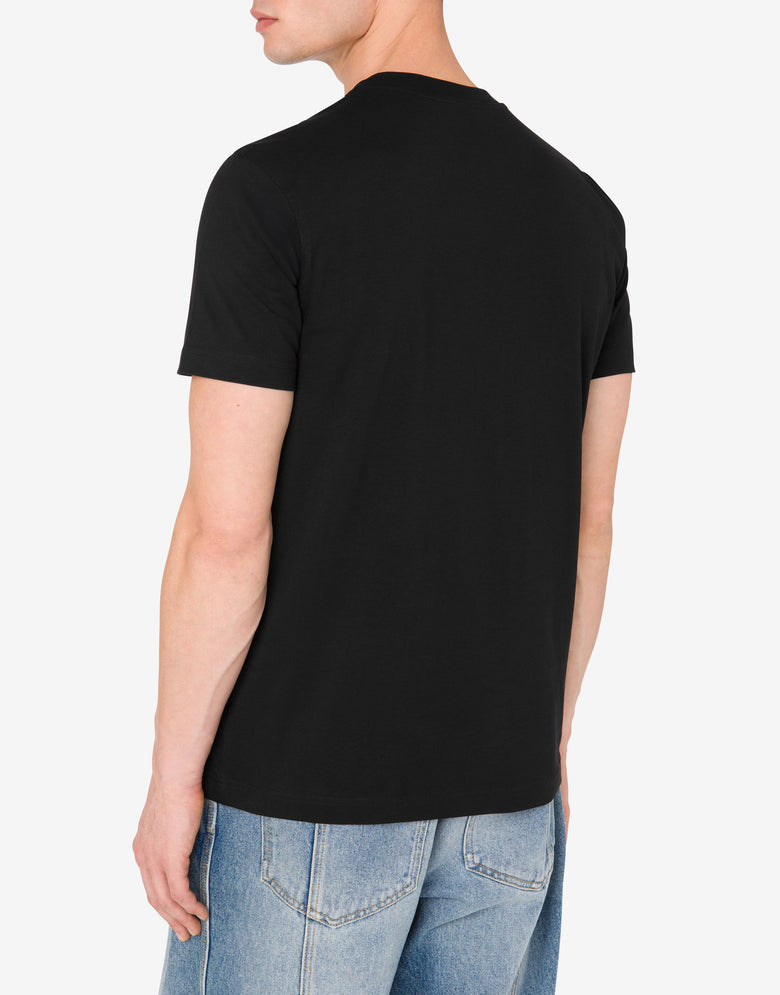 Camiseta Laurel Crown Logo Negro Moschino 2
