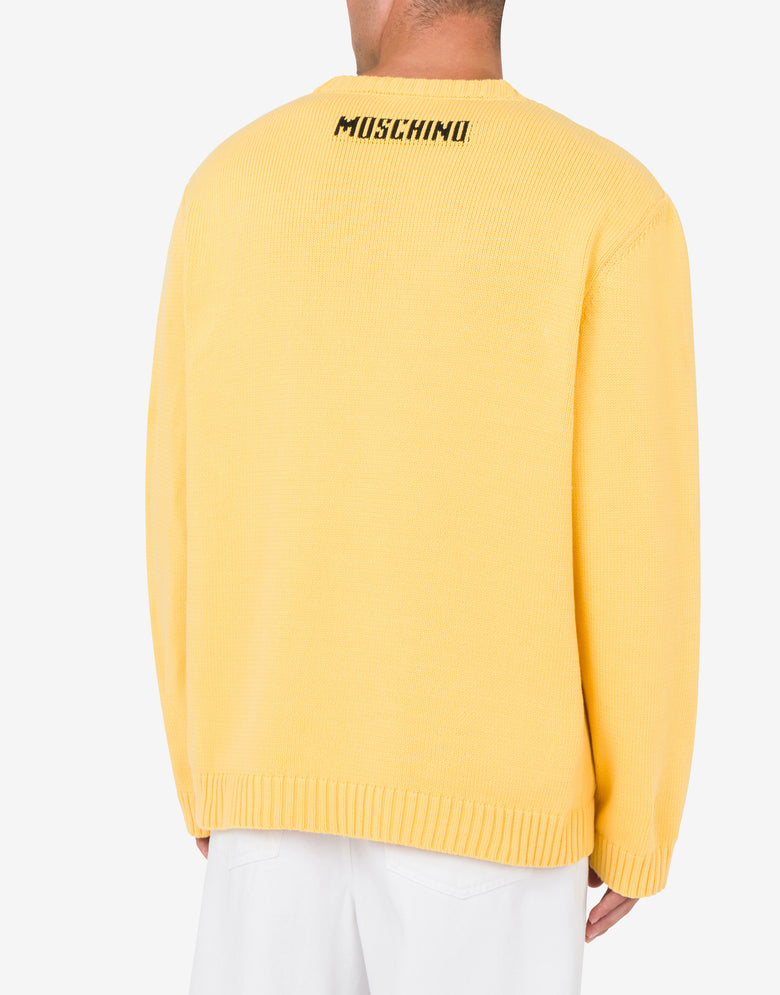 Pull Smiley® Jaune Moschino 2