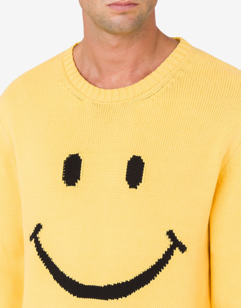 Pull Smiley® Jaune Moschino 3