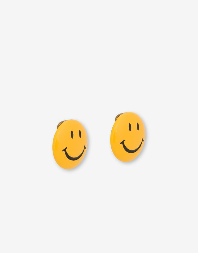 Boucles d'oreilles Smiley Jaune Moschino 1
