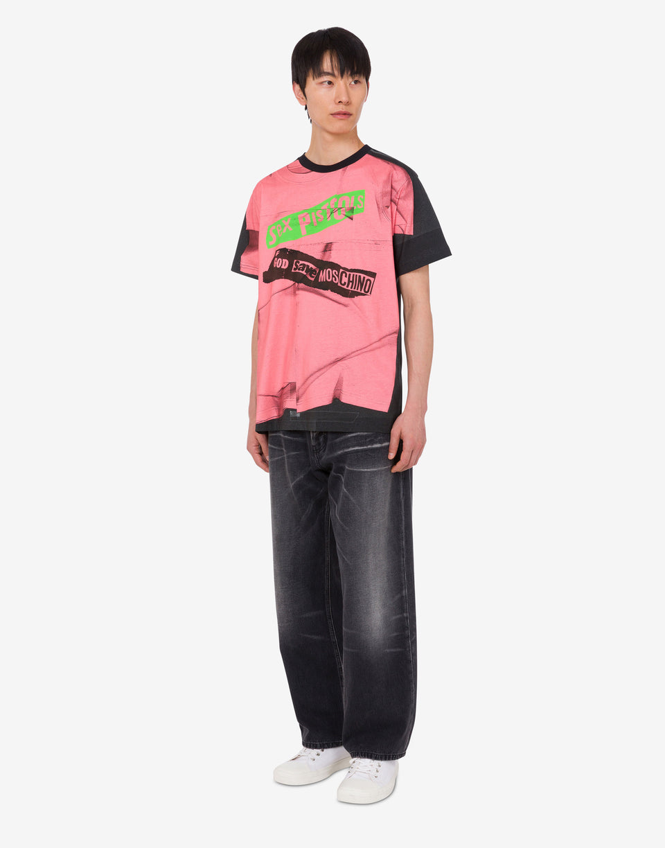Limited Edition Organic Cotton Jersey T-shirt Moschino 0