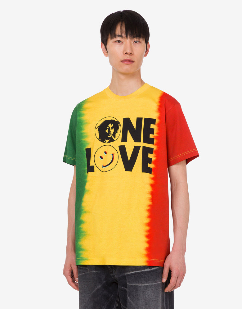 Limited Edition Organic Cotton Jersey T-shirt Yellow Moschino 2