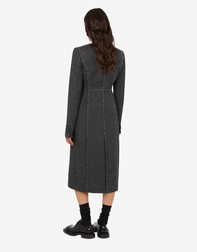 ์์ ์ธ ์บ๋ฒ์ค ์ฝํธ Dark grey Moschino 2