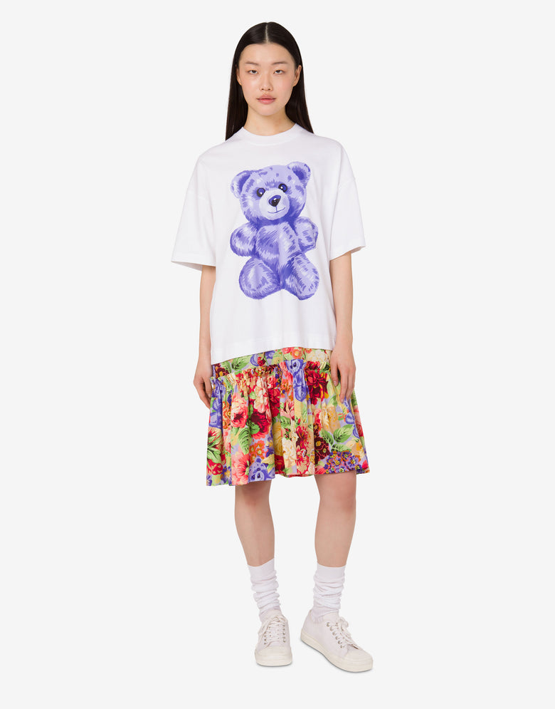 Robe en coton oversize Moschino Teddy Bear Blanc Moschino 1