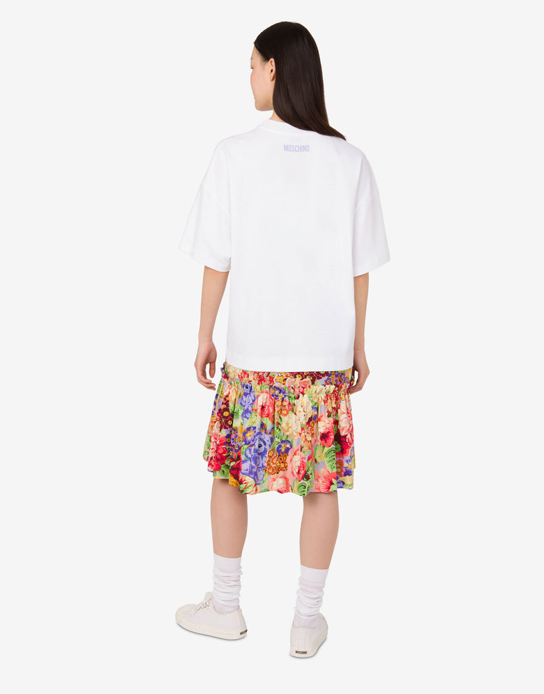 Robe en coton oversize Moschino Teddy Bear Blanc Moschino 2