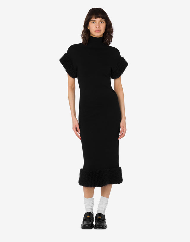 Abito in misto lana Nero Moschino 1