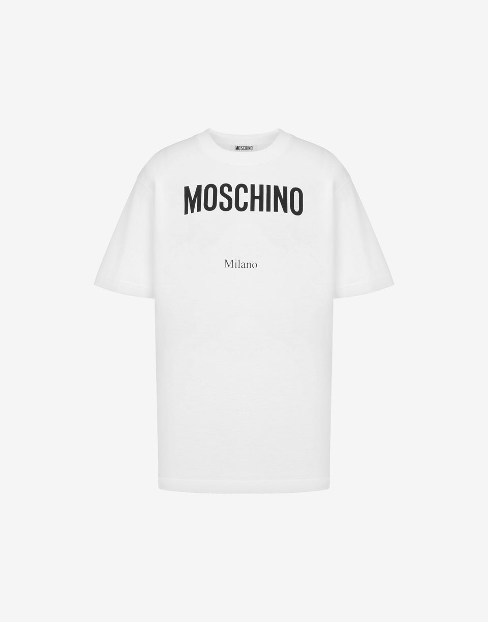 ํ๋ฆฐํธ ์ค๊ฐ๋ ์ฝํผ ์ ์ง ํฐ์
์ธ  White Moschino 0
