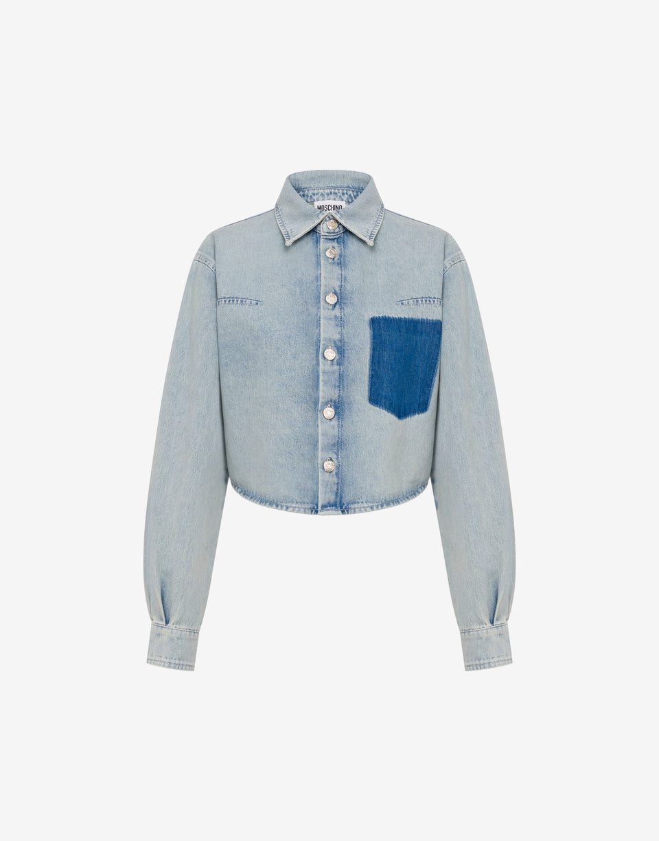 ๋ผ์ดํธ ์ฝํผ ๋ฐ๋ ์
์ธ  Light denim Moschino Jeans 0