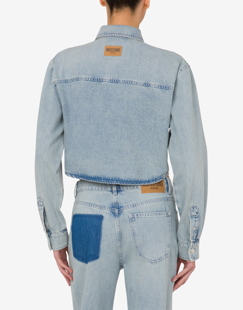 ๋ผ์ดํธ ์ฝํผ ๋ฐ๋ ์
์ธ  Light denim Moschino Jeans 2