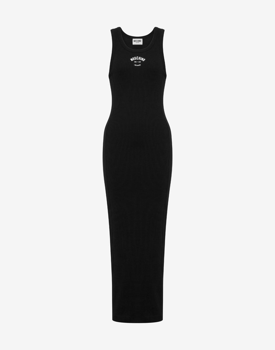 Robe en coton stretch Noir Moschino Jeans 0