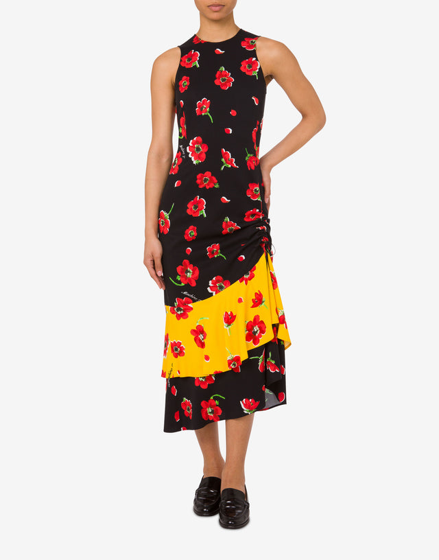 Robe midi imprimée Noir Moschino Jeans 1