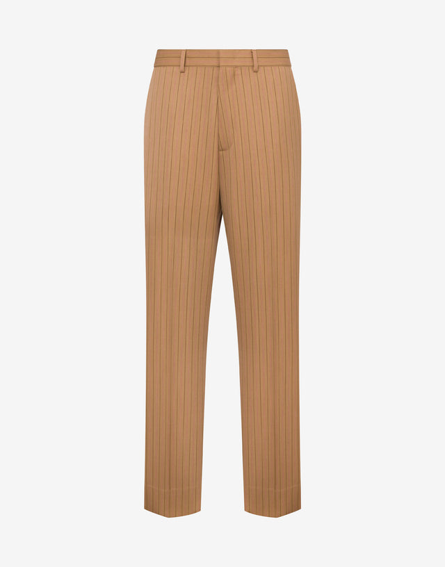 Pantalone in lana Marrone chiaro Moschino 0