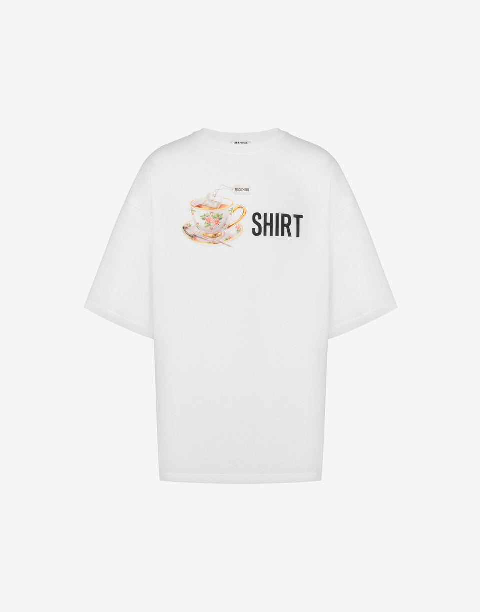 ํ๋ฆฐํธ ์ค๊ฐ๋ ์ฝํผ ์ ์ง ํฐ์
์ธ  White Moschino 0