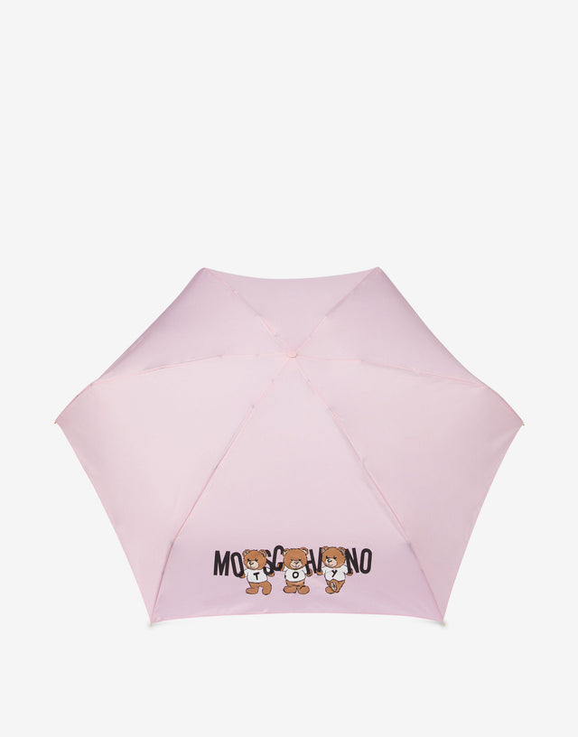 Ombrello Supermini Moschino Teddy Bear Rosa confetto Moschino 0