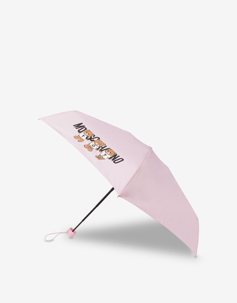 Moschino Teddy Bear Supermini Umbrella Confetti pink Moschino 1