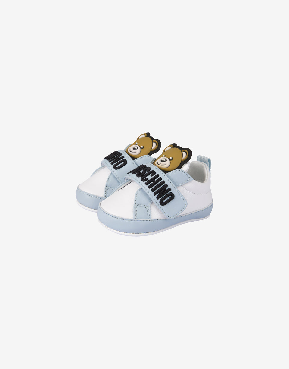 Teddy Patch Nappa leather sneakers White Moschino 0