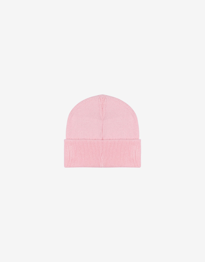 Knit hat with logo Confetti pink Moschino 1