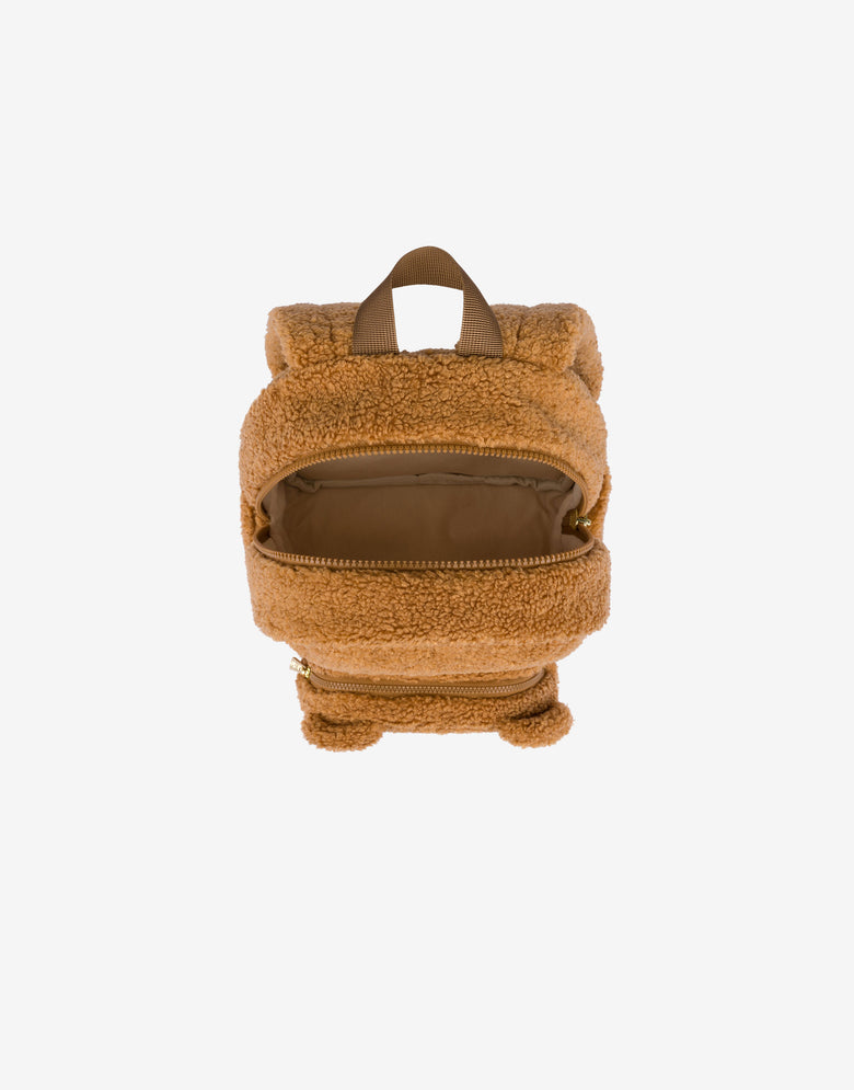 Moschino Teddy Bear soft fabric backpack Caramel Moschino 2