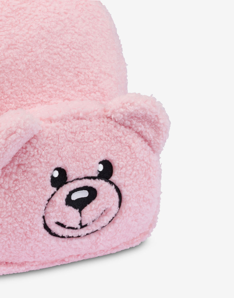 Moschino Teddy Bear soft fabric backpack Confetti pink Moschino 3