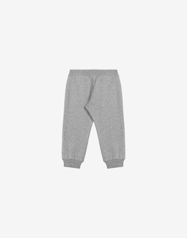 Pantalones de felpa Logo Print Gris Moschino 1
