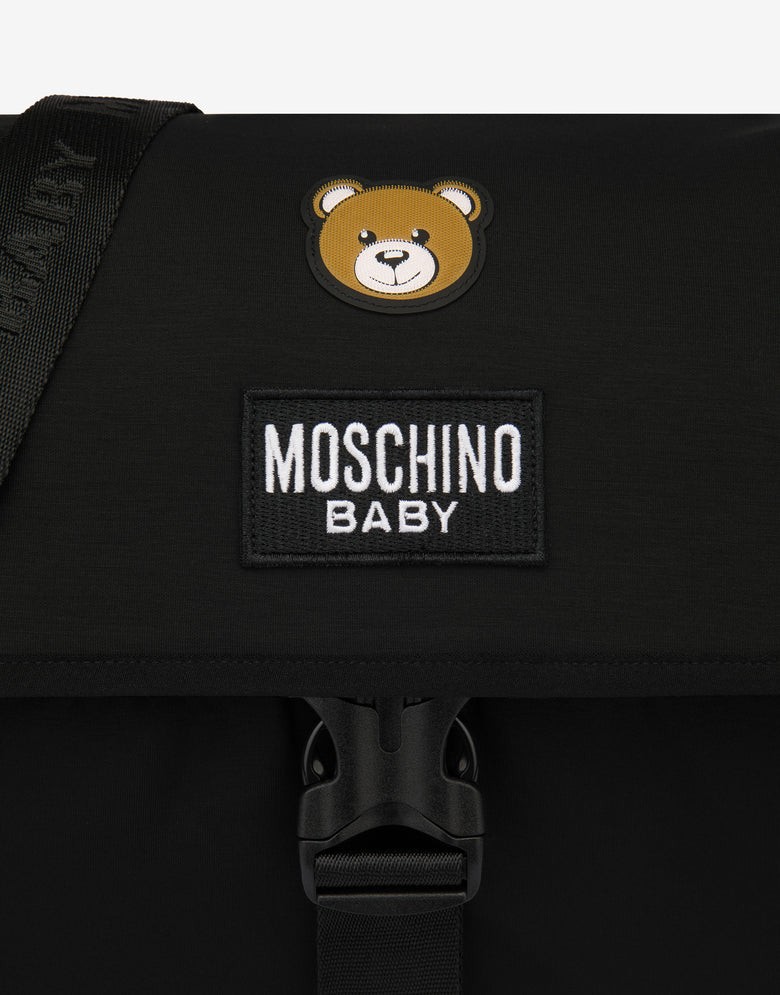 Teddy Patch baby-changing bag Black Moschino 2