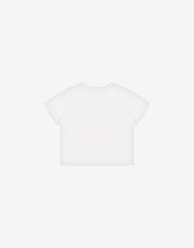 T-shirt in jersey di cotone Moschino Teddy Bear Bianco Moschino 1