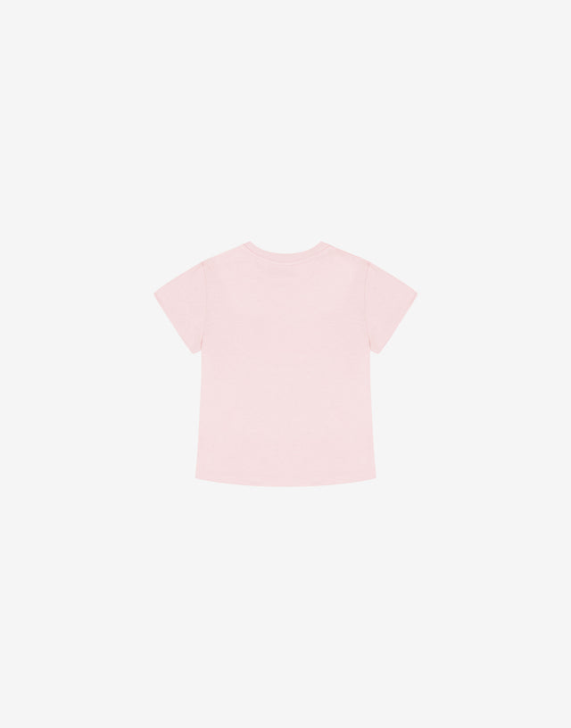 T-shirt in jersey di cotone Moschino Teddy Bear Rosa chiaro Moschino 1