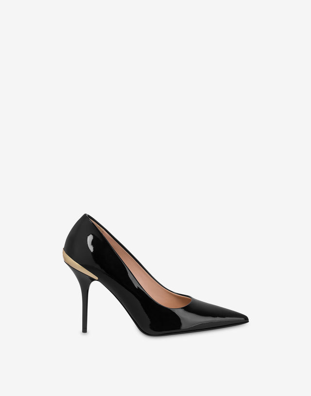 Bombas de charol Negro Love Moschino 1