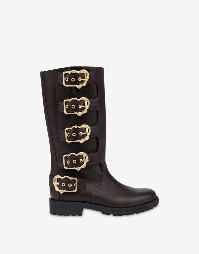 ์ก์์ง ๊ฐ์ฃฝ ๋ถ์ธ  Dark brown Love Moschino 1