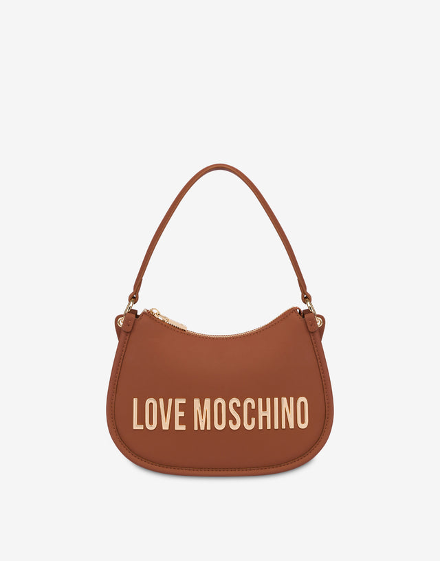 Sac hobo avec logo Marron Love Moschino 0