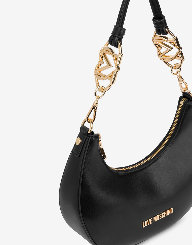 Jewel hobo bag Black Love Moschino 3