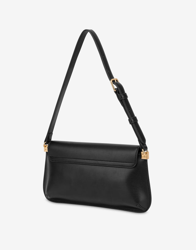 Bolso plano Lettering Logo Negro Love Moschino 1