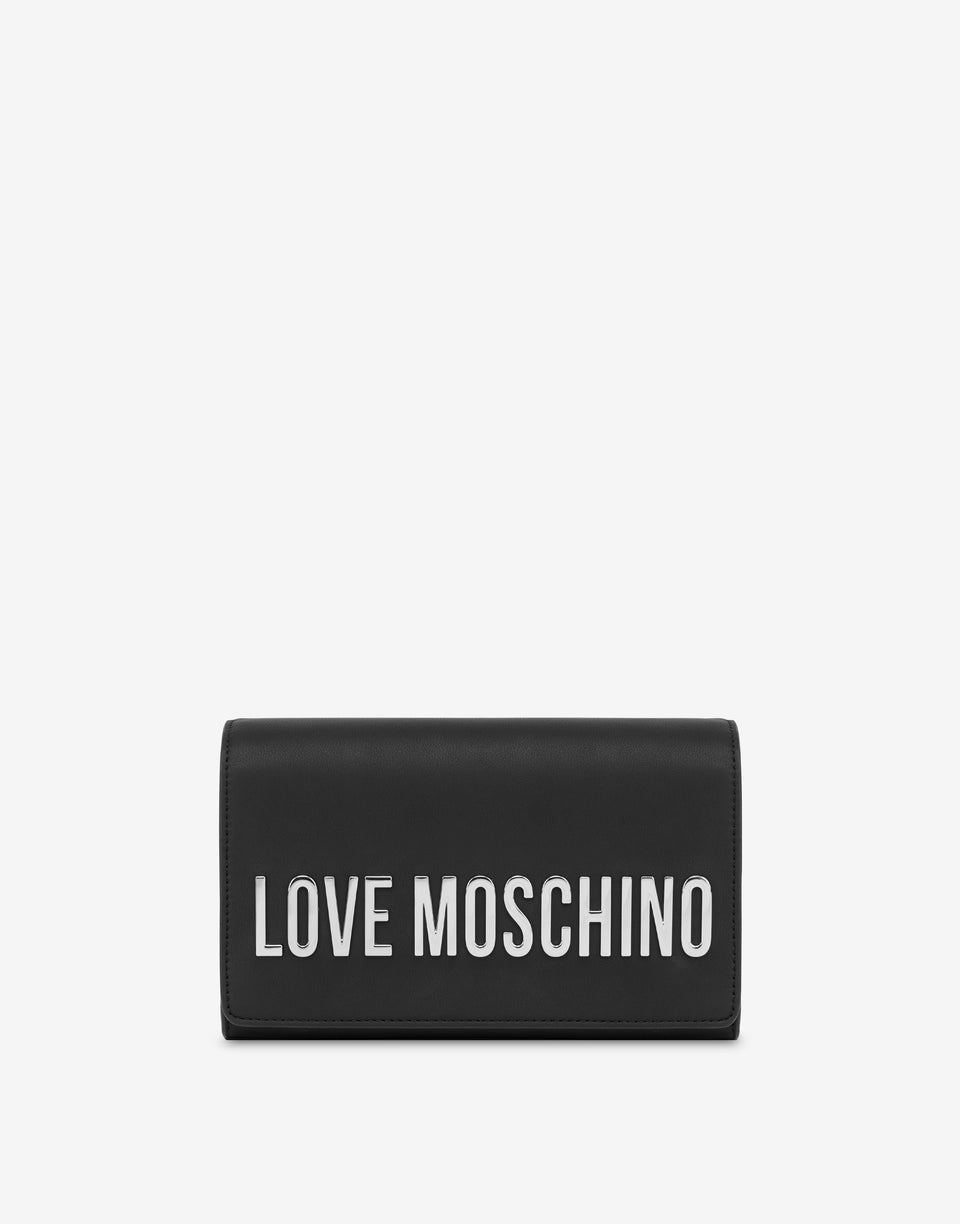 Bolsa inteligente para el día a día Lettering Logo Negro Love Moschino 0