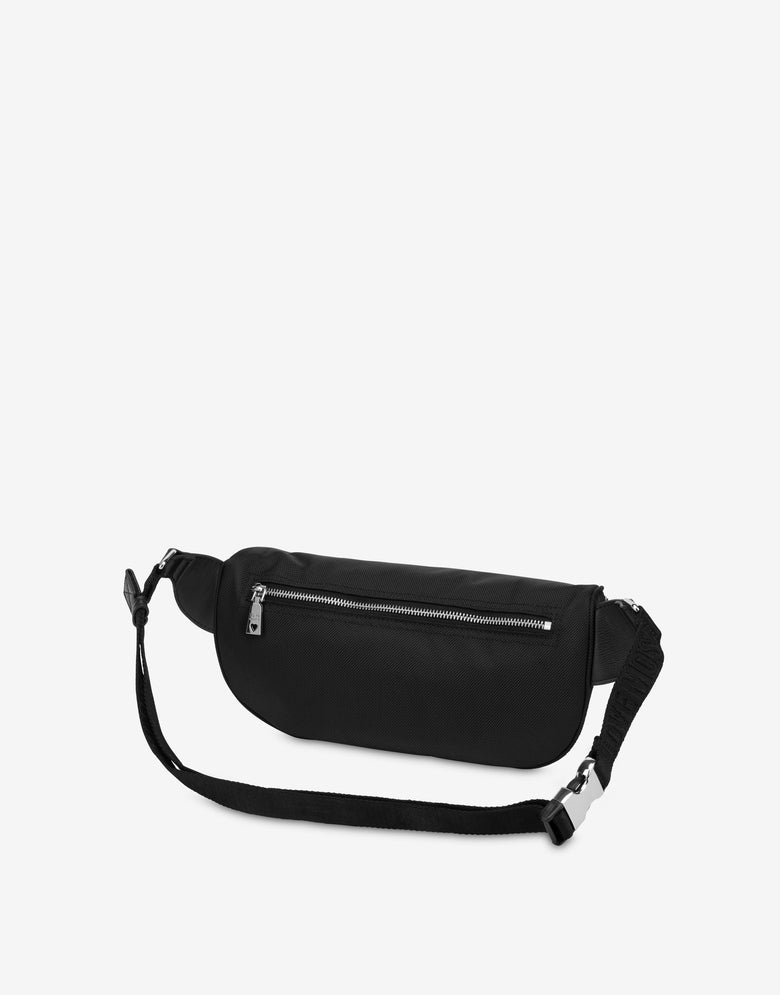 Nylon belt bag Black Love Moschino 1