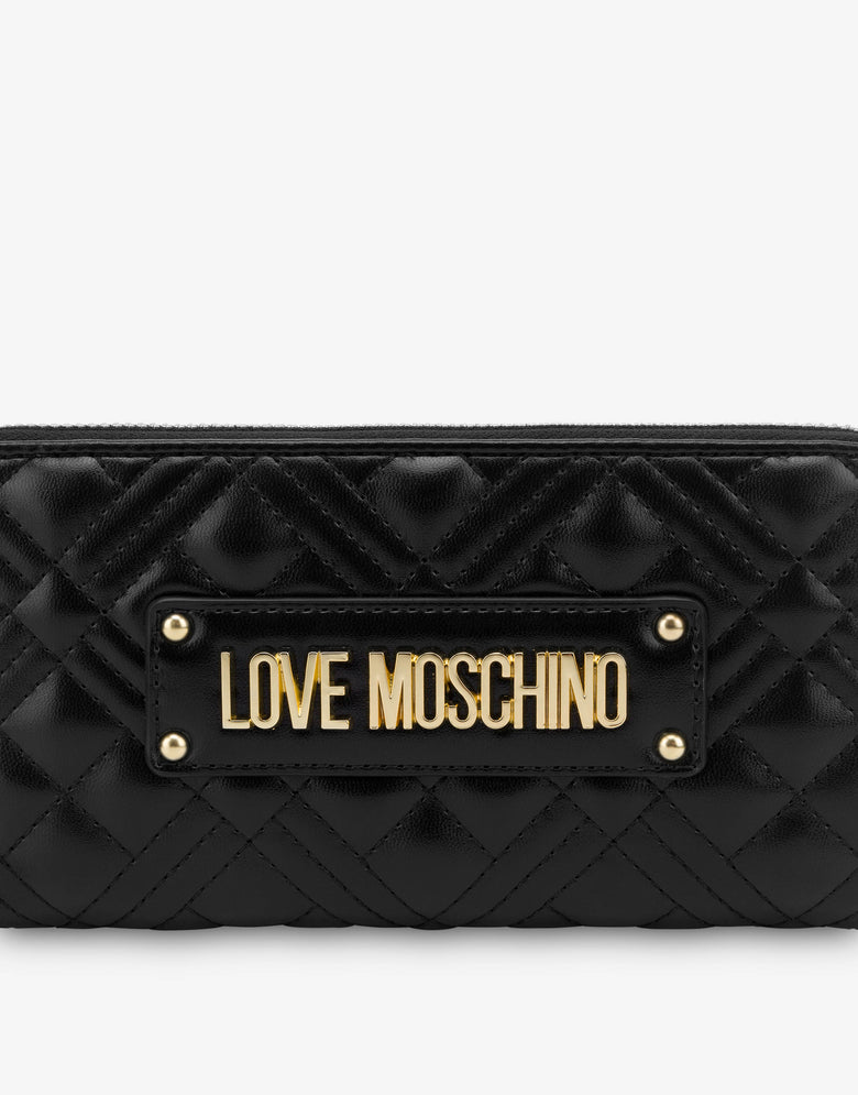 Wallet with logo Black Love Moschino 3