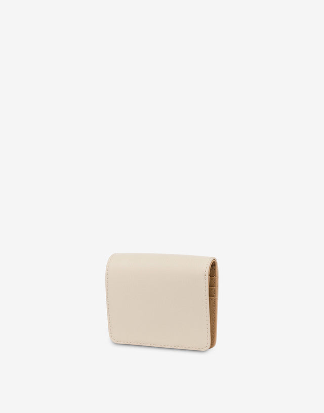 Cartera Lettering Logo Marfil Love Moschino 1