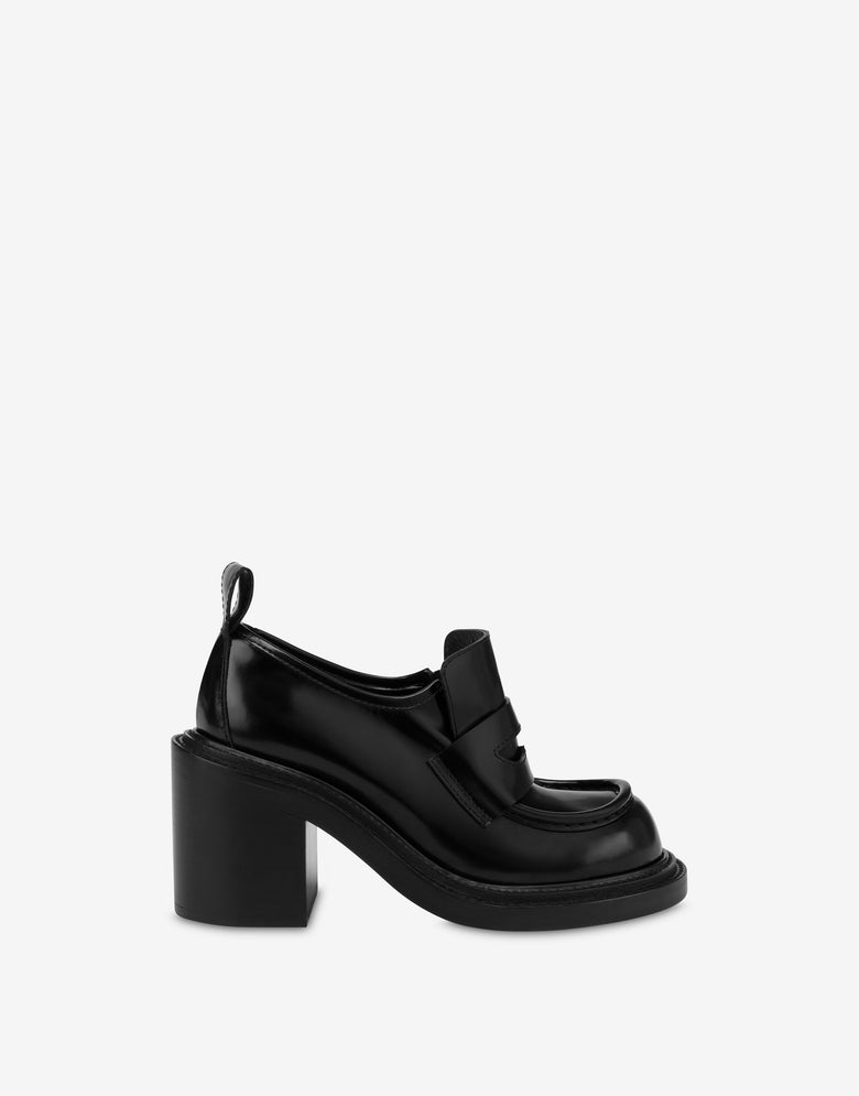 Olivia Heeled Loafers Black Moschino 1