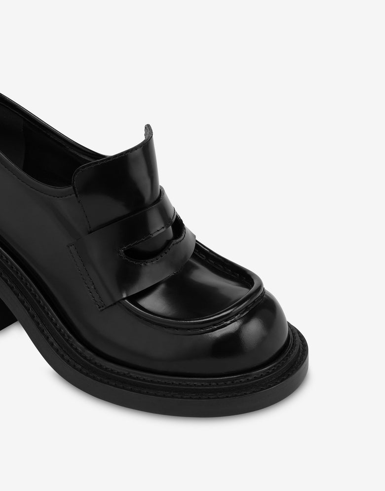 Olivia Heeled Loafers Black Moschino 3