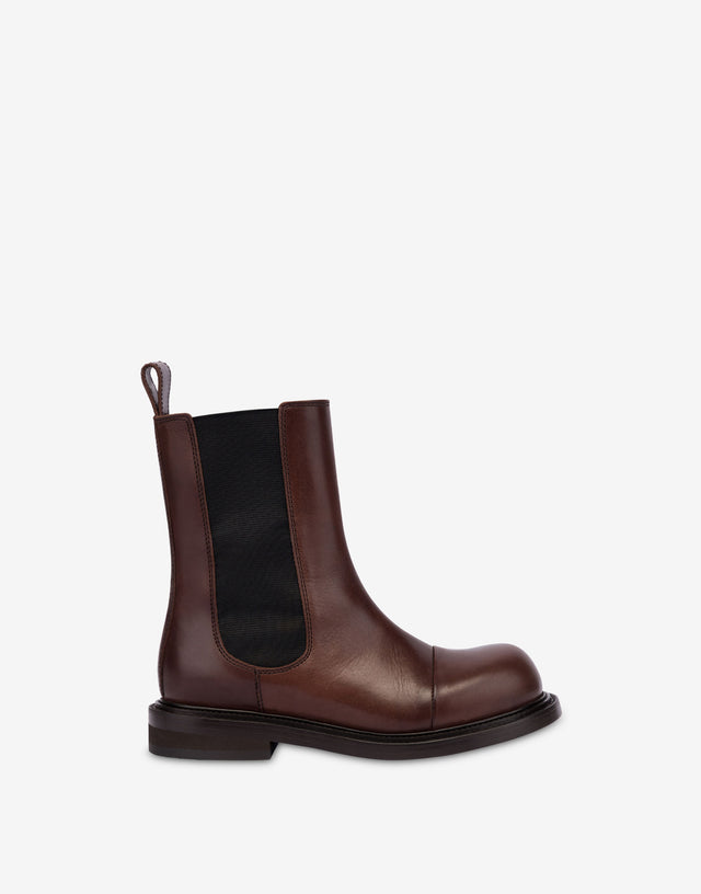 Olivia chelsea boots Chocolat Moschino 1